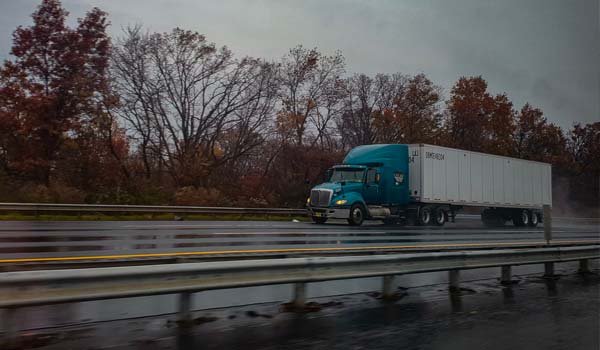 Truck on Illinois Highway
